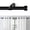 Black, variant on MaKefeile Classic 96 Inch Gold Curtain Rods Heavy duty Single Curtain Rod for Windows,1 Inch Diameter