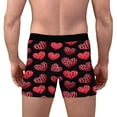 thumbnail image 3 of WMTBSRSW Men's Underwear Boxer Briefs Cool Breathable High Stretchy Boxers Shorts Funny Gifts for Men Valentine's Day Pink3 S, 3 of 6