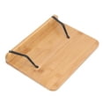 thumbnail image 3 of Wooden Cookbook Stand, Bamboo Foldable Book Stand, Bamboo Book Holder, 5-Angle Adjustable Book Holder Tray For Tablet, Platforms, Stands & Shelves, 3 of 8