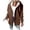 Coffee, variant on Jane Wardrobe Lined Button Up Sweatshirt Jacket for Women, Loose Fit Long Sleeve, Casual Fall Winter Outerwear, 1 Piece, S-3XL, Plus Size Friendly