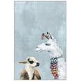 thumbnail image 2 of Fashion Power in Blue Floater Framed Painting Print on Canvas, 2 of 6