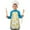 Yellow Lemon Fruit, variant on Yellow Pink Lemon Fruit Leaves White Pattern Kids Aprons for Girls and Boys,Adjustable Neck Strap Toddler Aprons for Kids Cooking Baking