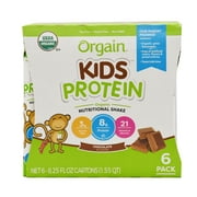 Orgain 6pk Choc Kids
