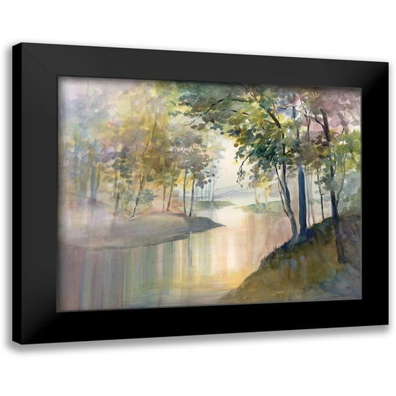 Troise Heidel, Theresa 14x12 Black Modern Framed Museum Art Print Titled - Reflections and