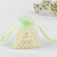 thumbnail image 4 of HCTSHG 120 Pieces Jewelry Candy Bags, 2.76x3.54 inch Small Mesh Candy Gift Bags, Organza Favor Gift Pouches with Drawstrings for Weddings Parties and Valentine's Day, 4 of 5