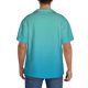 thumbnail image 3 of Balery Teal Turquoise Camisa Casual de Manga Corta con Botones para Hombre, Texturizada, Estilo Cubano, para Playa, Verano-4X-Large, 3 of 5
