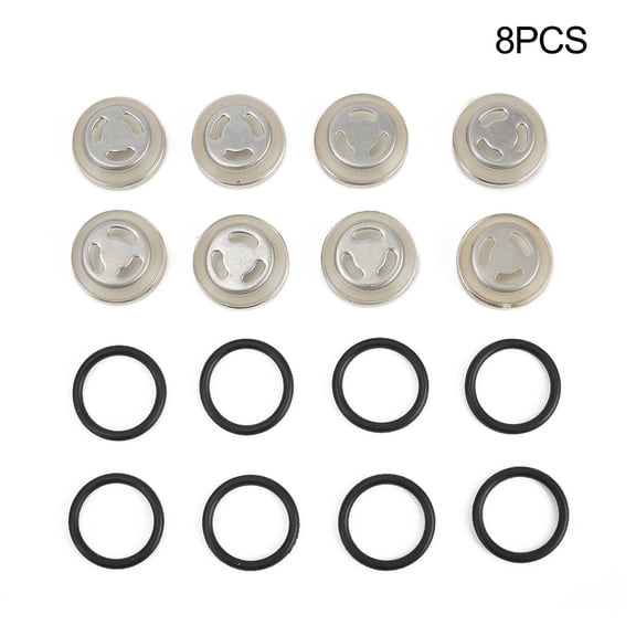 Ana 8PCS Motorcycle Brake Master Cylinder Reservoir Mirror Lens Gasket 18MM Fit The Majority Of Old Motorcycle And Many Other Brake