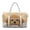 Cartoon Dog, variant on Horse Print Large Travel Duffle Bag Quilted Weekender Bags for Women Lightweight Carry on Overnight Bags for Gym Yoga Beach Vacation