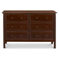 thumbnail image 2 of DaVinci Commode Double Largeur à 6 Tiroirs en Espresso, 2 of 4