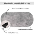 thumbnail image 3 of Evideco French Home Goods Urban Concrete Runner Bath Mat 40x18 – Ultra Absorbent Quick Dry Rug with Anti-Slip Rubber Backing, 3 of 8