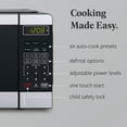 thumbnail image 5 of Farberware 0.7 cu ft Microwave Oven, 700W Compact Microwave Oven with Smart Sensor, Stainless Steel, 5 of 6