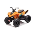 thumbnail image 2 of RoverKid McLaren Racing JL212 12V Kids Ride-On Car, Dual 35W Motors, 12V 7Ah Battery, LED Lights, USB/MP3 Music, Plastic Seat and Wheels, Orange, 2 of 8