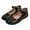 Black 1, variant on HUANBAI Girls Sandals For Everyday Wear Performance Casual Shoes Comfortable Dress Shoes For Kids Ages 5 12 Perfect With Dresses Summer Footwear