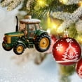 thumbnail image 7 of 2025 Personalized Tractor 2D Flat Acrylic Christmas Ornament,Tractor-Shaped Tree Decor Customizable Tractor Design,Lightweight for Easy Hanging on Tree Branches or Garland Christmas Decor,Purple, 7 of 7