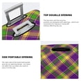 thumbnail image 5 of Kdxio Mardi Gras Plaid Pattern Luggage Cover for Travel,Elastic and Durable,Fits 18-32 Inch,Anti-Scratch Suitcase Protector, 5 of 9