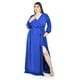thumbnail image 5 of Vestido elegante de manga larga Roman Fashion /Tallas Extras, 2009 (Azul rey) azul 40, 5 of 6