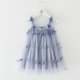 thumbnail image 1 of Nueva falda para niños, falda con tirantes de mariposa bordada, falda de princesa dulce, falda tutú de malla, vestido para niña, 1 of 4