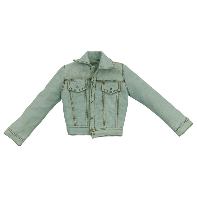 Figura de acción femenina a escala 1:6, chaqueta, atuendo, cosplay de moda, minijuego para niños. azul