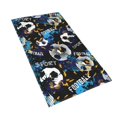 thumbnail image 2 of Wukai Football Lightweight, Quick-Drying Microfiber Towels - Soft and Absorbent for Fitness, Sports, Yoga, Travel, Gym - 2 Pack, Dark Grey, 2 of 8