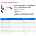 thumbnail image 2 of Booster Vacuum Hose - Compatible with 2006 - 2008 Volkswagen Passat 2007, 2 of 2
