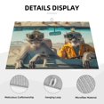 thumbnail image 3 of Balery Desert Monkeys Drive Alfombrilla de Secado para Cocina, 18x24 Pulgadas, Súper Absorbente para Platos y Encimeras, 3 of 7