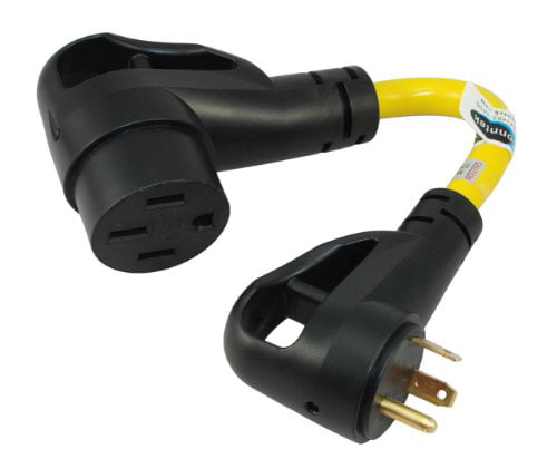 Conntek RV power Cord Adapter 50 Amp Male to 30 Amp Female Dogbone Pigtail 