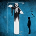 thumbnail image 2 of Gymax 12 FT Tall Halloween Inflatable Skeleton Ghost Spooky Halloween Blow Up Backyard Decor, 2 of 10