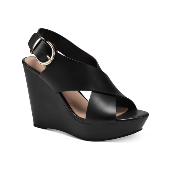 INC Womens Vera Open Toe Slingback Wedge Sandals