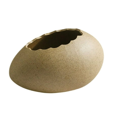 

Egg Shell Bowl Ceramic Lifelike Decorative Noodle Dessert Bowl for Home Restaurant