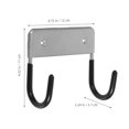 thumbnail image 2 of Masteelf Wall Mount Ironing Board Hanger Organizer with Storage Rack for Laundry Room Hanging Shelf Holder, 2 of 8