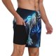 thumbnail image 2 of Balery Futuristic Blue Light White Tiger Bañador para hombre, shorts de playa de secado rápido con entrepierna y forro de compresión-X-Large, 2 of 6