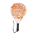 thumbnail image 2 of Siruishop Epe Core Padel Racket with Non-slip Grip, Lightweight, Ideal for Training And Sport. Also Available in Adult Tennis Rackets for Men. White and orange, 2 of 8