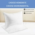 thumbnail image 4 of Qholemyo 2pcs Satin Stripe Pillow Core Hotel Quality Multi Position Supportive Bed Pillows For Home Use Comfortable Sleeping Home Goods, 4 of 5