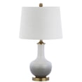 thumbnail image 3 of JONATHAN Y Gradient 25" Ceramic/Brass LED Table Lamp, White/Grey, JYL3019B, 3 of 8