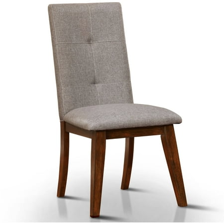 Furniture Imports Walnut Chair - Furniture of America Lailina Mid-Century Side Chairs, Walnut Finish, Set of 2