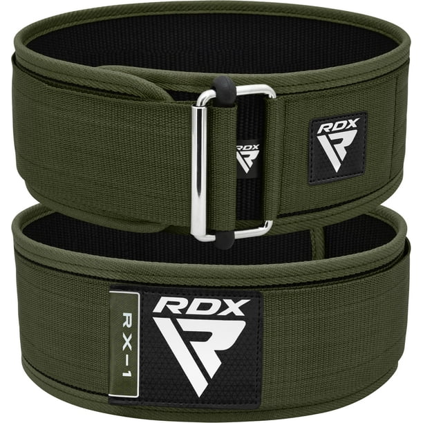 Cinturón para Levantamiento de Pesas RDX AUTO LOCK Premium 10cm para Gimnasio