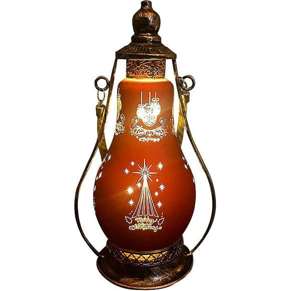 Hanging Lights, Christmas Oil Lamp Led Luminous Portable Lantern Camping Light Festival Decor-