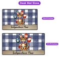 thumbnail image 5 of Patriotic Manx 4th of July Independence Paws Desk Mat Full Keyboard Mouse Pad Cat Lover Kitten Owner Gifts Large Mousepad - 02010, 5 of 5