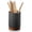 Dark Grey, variant on Ceramic Pen Holder for Desk, Pencil Organizer & Makeup Brush Holder, Office Decor and Desk Accessories, Perfect Office Organization, Teacher Supplies (Dark Grey, Set of 1)