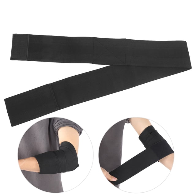 Breathable Elbow Brace, Elbow Bandage Wrap 1PCS High Elastic Fabric Elbow Brace Nylon for Outdoor for Home for Sport for Bedroom Black