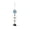 Blue A, variant on Nautical Wooden Wind Chimes with Sailboat Pendants for Home Decor, Wall Hanging Ornaments for Bohemian and Beach-Inspired Interiors