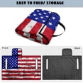 thumbnail image 4 of SEANATIVE Golf Cart Seat Cover, Compatible with EZGO, Club Car, Yamaha, 2-Seater Golf Cart Seat Towel Blanket with 4 Front Pockets, Patriotic Decoration, Vintage American Flag, 4 of 7