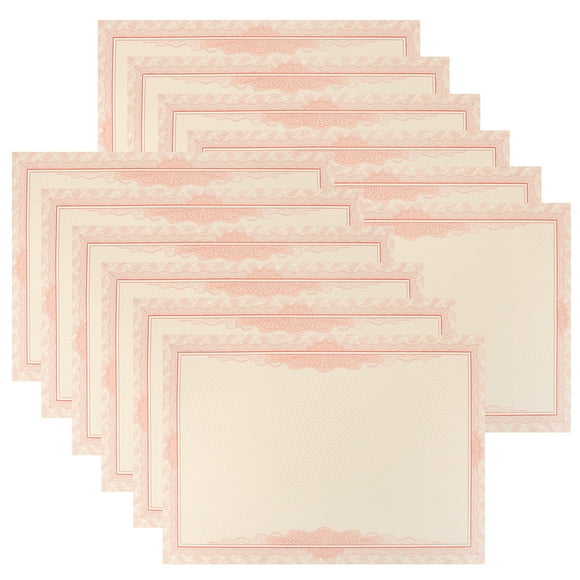 50pcs Letter Size Writing Paper Diploma Printing Paper A4 Diploma Paper Letter Size White Paper for Official Documents and Academic Certificates
