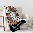 thumbnail image 4 of Personalized Photo Blanket for Family, Customized Bed Blanket with 10 Pictures for Mom Dad Custom Photos Throw Blanket for Best Friends, Personalized Gifts for Couple Girlfriend Boyfriend Blankets, 4 of 5