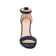 thumbnail image 5 of Women Chunky Heeled Ankle Strap Sandals Elegant Single Band Buckle Decor Sandals High Heel Sandals Open Toe Ankle Strap Sandals Heels, 5 of 5