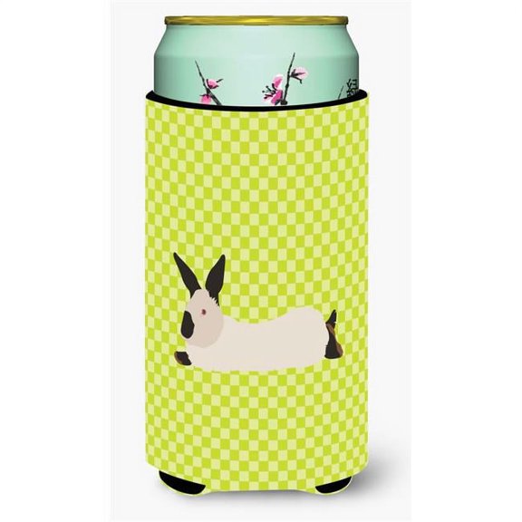 California White Rabbit Green Tall Boy Beverage Insulator Hugger