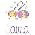 thumbnail image 3 of CafePress - Easter Eggs Laura Large Mug - 15 oz Ceramic Large White Novelty Mug, 3 of 4