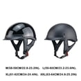 thumbnail image 3 of Sonducket Casco de motocicleta Universal portátil de estilo Vintage para mujer y hombre, Scooter de verano, correa ajustable, accesorios para Ciclismo Negro mate SG, 3 of 6