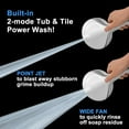 thumbnail image 4 of Rain Shower Head, 10" High Pressure Rain Shower Head with with 11 Inch Extension Arm, 10-mode Handheld Shower Head with Holder/Hose, Chrome, 4 of 8