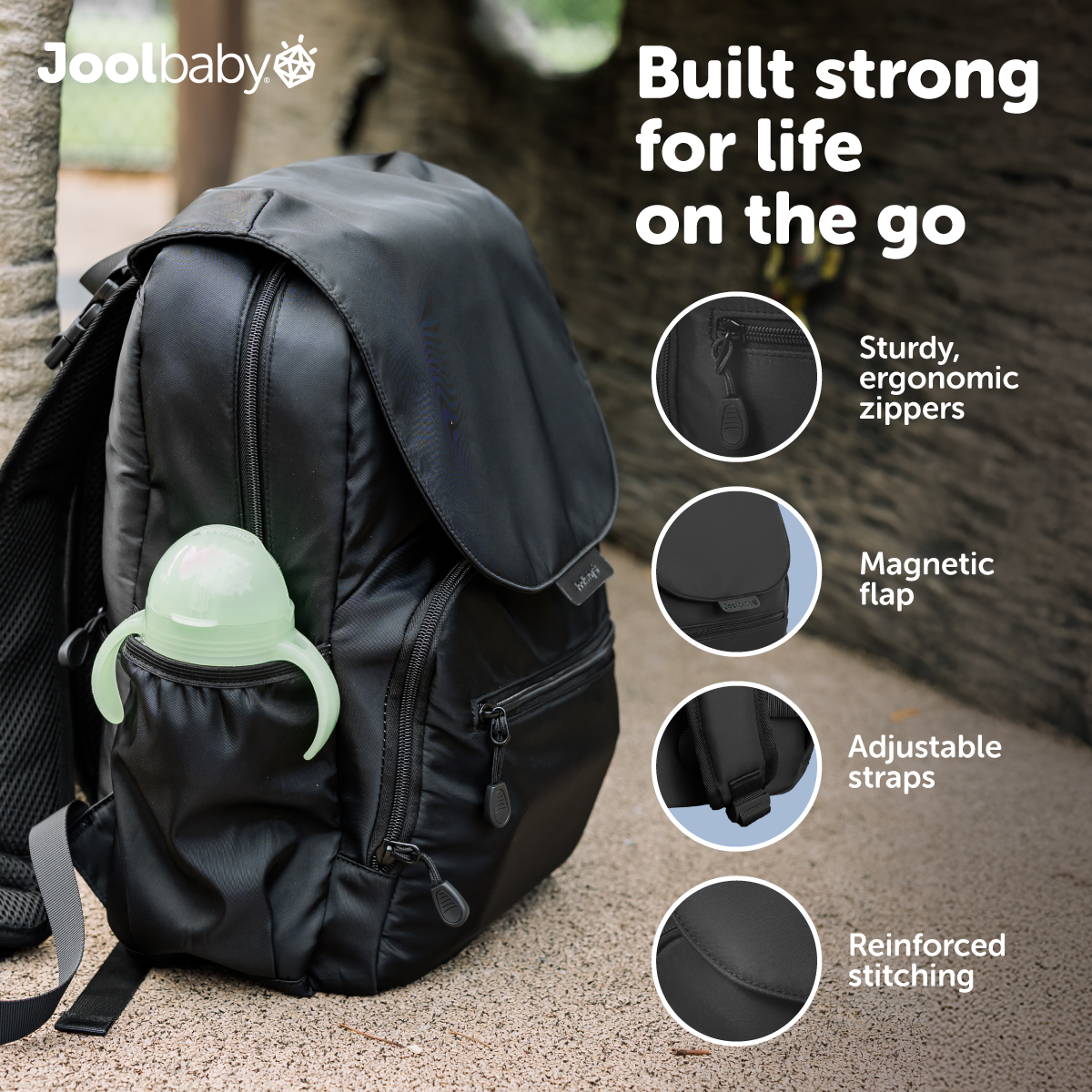 Jool Baby Relay Diaper Backpack, 12 Pockets photo 6
